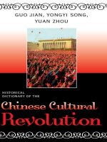 historical dictionary of the chinese cultural revolution