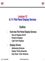 flat panel display devices