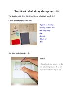 Tự chế vở thành sổ tay vintage cực chất pot