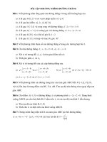 Toán 10 - BT phương trình đường thẳng