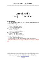 chuyên đề thuật toán ơclit