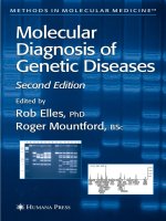 molecular diagnosis of genetic diseases, 2nd