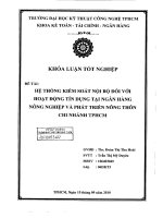 Khóa luận :Giải pháp phát triển sản phẩm thẻ ngân hàng thương mại cổ phần ngoại thương việt nam chi nhánh nam sài gòn