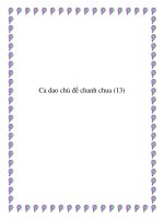 10 bài ca dao chủ đề chanh chua potx