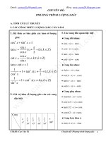 Chuyên đề phương trình lượng giác 2014