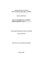 Bài toán biên giả vi phân trong không gian Hl,p (p # 2)