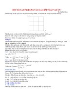 Dãy số và ứng dụng vào các bài toán vật lý