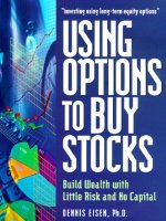 using options to buy stocks - build wealth with little risk and no capital