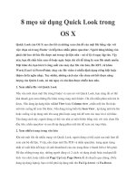 8 mẹo sử dụng Quick Look trong OS X ppt