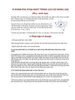 18 KHÁM PHÁ vĩ đại NHẤT TRONG LỊCH sử NHÂN LOẠI