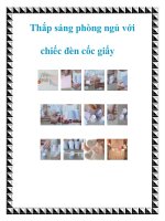 Hô biến chai lọ cũ thành đồ trang trí tuyệt đẹp docx