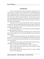 Báo cáo thực tập tốt nghiệp kế toán tổng hợp tại công ty TNHH DVVT và TM Tùng Dương