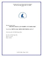 tiểu luận những điểm mới của java 7