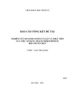 Đề tài : Nghiên cứu so sánh cơ sở lý luận và thực tiễn của việc áp dụng trách nhiệm hình sự đối với tổ chức