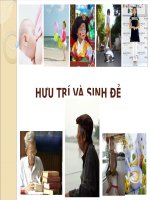 Bài giảng môn kinh tế lao động - Hưu trí và sinh đẻ - thầy Vũ Thanh Liêm
