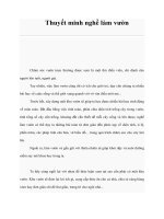 Thuyết minh nghề làm vườn pptx