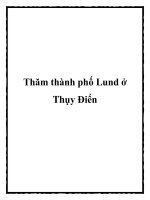 Thăm thành phố Lund ở Thụy Điển potx