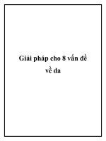 Giải pháp cho 8 vấn đề về da potx