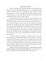 Tình hình sản xuất và thị trường xuất khẩu gạo của Việt Nam giai đoạn 2008- 2011