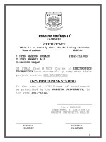 Preston gps project report