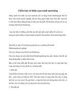 Chiến lược từ khâu soạn email marketing docx