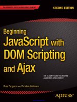 beginning javascript with dom scripting and ajax, 2nd edition