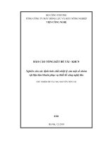 Nghiên cứu xác định tính nhiệt lý của một số nhóm vật liệu làm khuôn phục vụ thiết kế công nghệ đúc