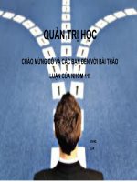 chức năng lãnh đạo quản trị học