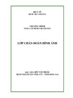 CHẨN ĐOÁN HÌNH ẢNH pptx