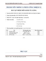 phân tích các yếu tố tác động đến giá trị xuất khẩu