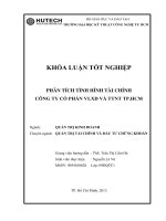 phân tích tình hình tài chính công ty cổ phần vật liệu xây dựng và trang trí nội thất thành phố hồ chí minh