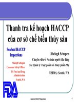 HACCP inspections vietnam presentation