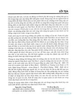 giáo trình những vấn đề chung về nước thải, xử lý nước thải và mạng lưới thoát nước