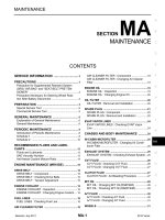 HƯỚNG DẪN BẢO DƯỠNG XE NISSAN VERSA HATCH BACK ĐỜI 2012