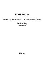 Quan hệ song song trong không gian