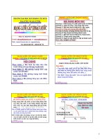 MẠNG LƯỚI CẤP THOÁT NƯỚC - CHƯƠNG 4 PHÂN TÍCH MẠNG LƯỚI CẤP NƯỚC potx