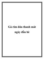 Gà rim dứa thanh mát ngày đầu hè potx
