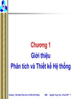 Giáo trình phân tích và thiết kế hệ thống