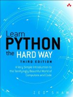 Learn python the hard way 3rd edition zed