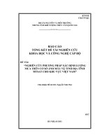 Nghiên cứu phương pháp xác định lượng mưa trên cơ sở ảnh mây vệ tinh địa tĩnh MTSAT cho khu vực việt nam