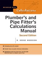 plumber's and pipe fitter s calculations manual