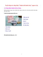 Tuyển tập các công thức làm bánh trôi