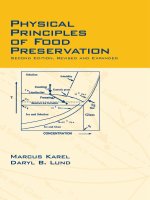 physical principles of food preservation second edition revised and expanded food science and technology