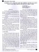 nghiên cứu chuyển đổi hệ thống đánh lửa bán dẫn sang hệ thống đánh lửa trực tiếp trên ô tô