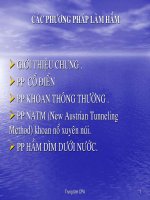 Công nghệ thi công hầm