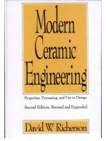 modern ceramic engineering 2nd richerson