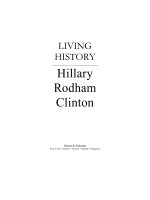 living history - hillary rodham clinton