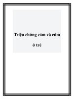 Triệu chứng cảm và cúm ở trẻ doc