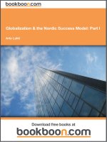 Globalization the nordic succes model - part I