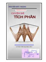 chuên đề tích phân luyện thi đại học